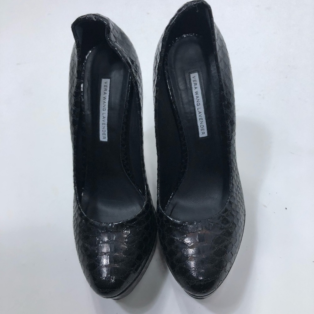 Authentic Vera Wang Lavender Platform Pump - image 6